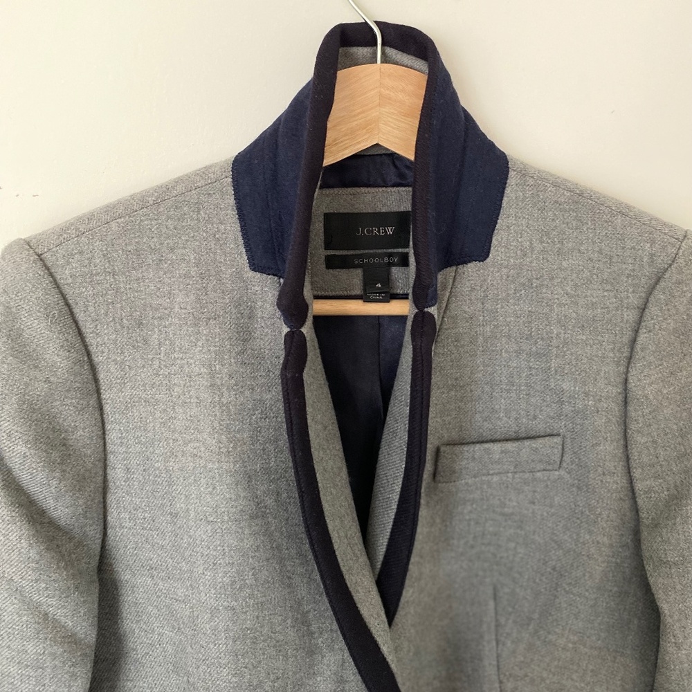 J.Crew Women's Wool Schoolboy Blazer